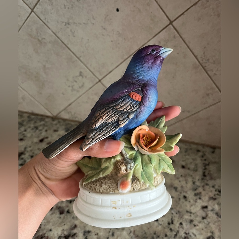 Vintage Figurine  Napcoware Blue Bird